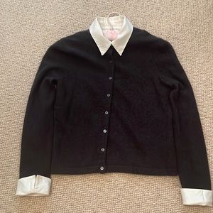 Ralph Lauren womens size petite small grey wool sweater